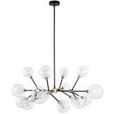 39 Inch Pendant Light Gold Contemporary Pendants LOOMLAN By Moe's Home