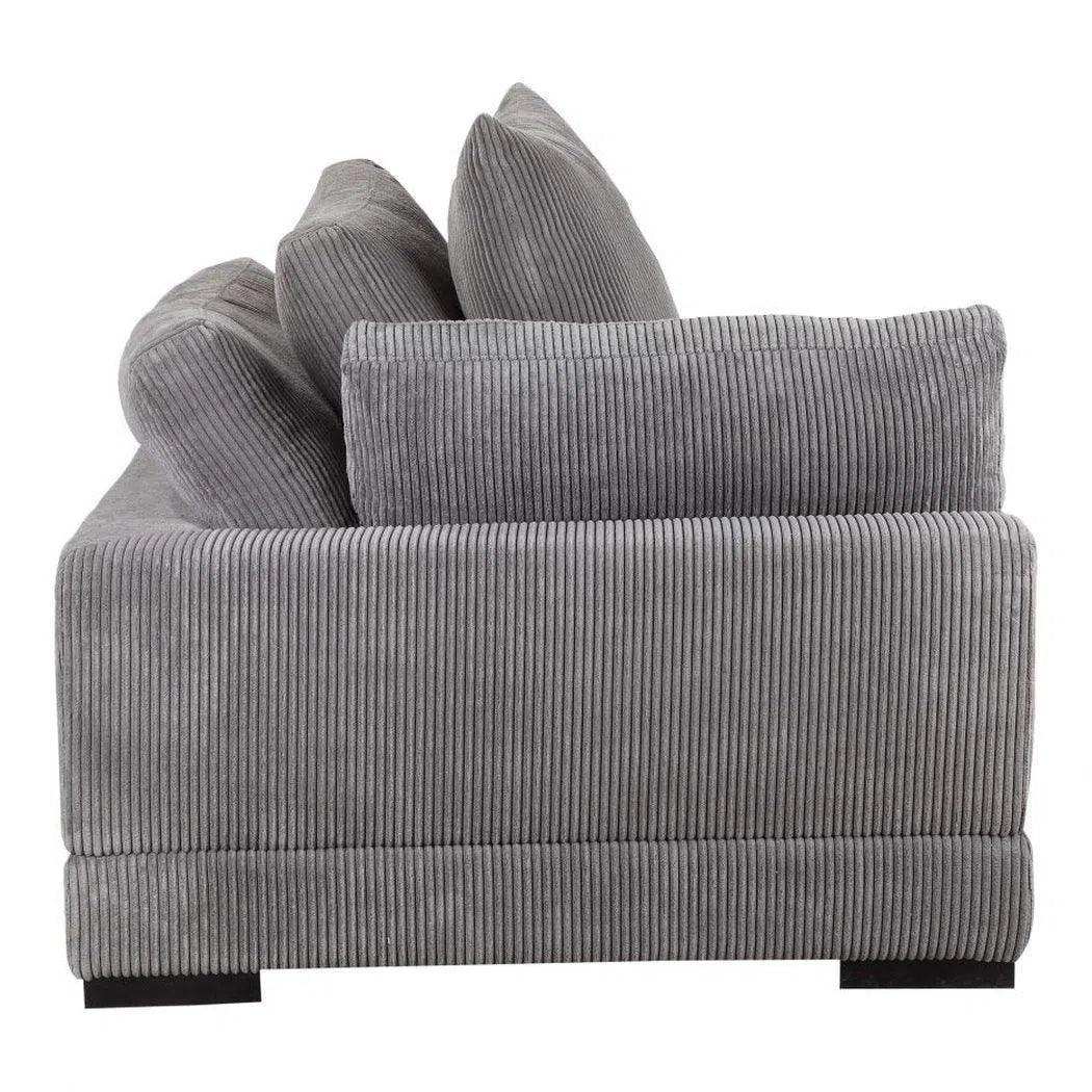 3PC Grey Reversible Modular Sofa