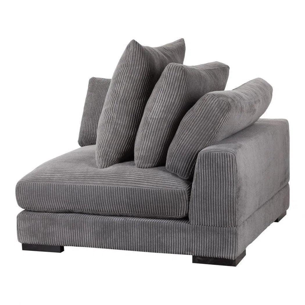 3PC Grey Reversible Modular Sofa