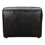 3PC Set Black Leather Reversible Modular Sofa