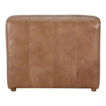 3PC Set Tan Leather Reversible Modular Sofa