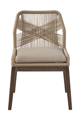 Fiddler Rope Upholstered Armless Chair