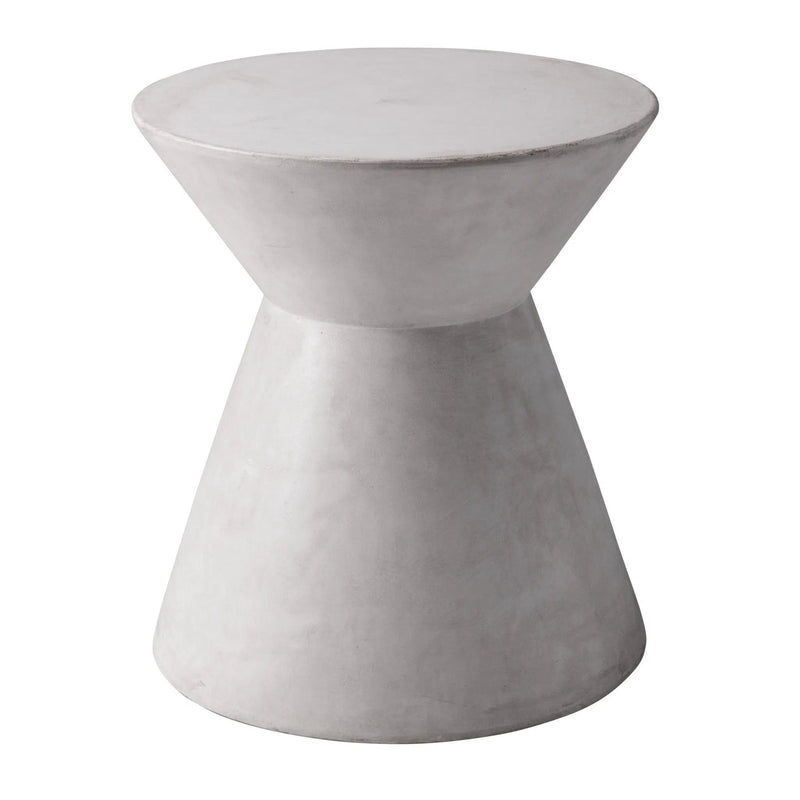 Astley Concrete Outdoor Round End Table