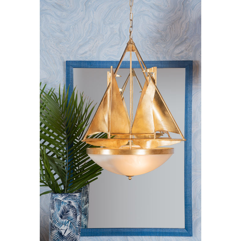 Regatta Gold Antique Finish Charm Chandelier