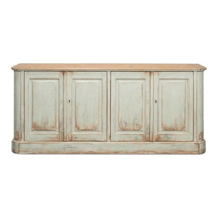4 Door Sideboard Sage Buffet for Dining Room - LOOMLAN - Sarreid - Sideboards