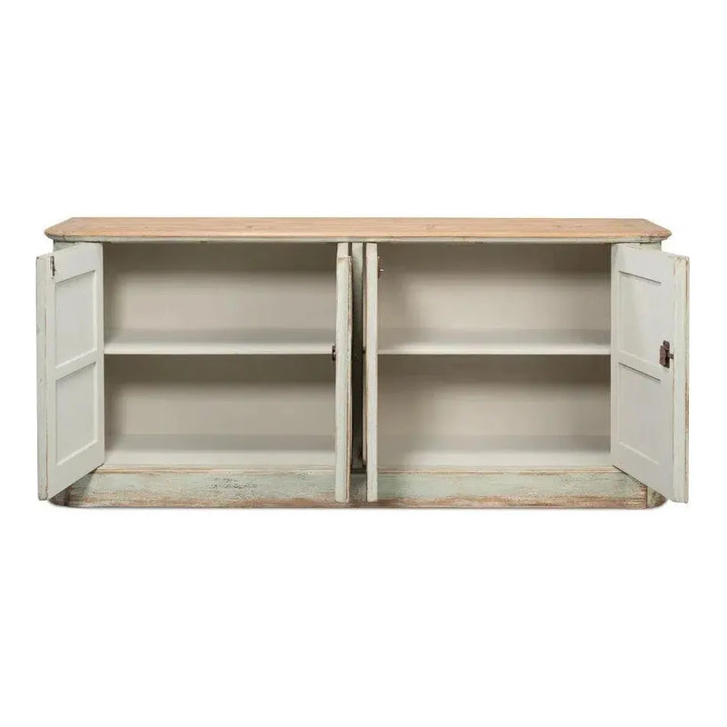 4 Door Sideboard Sage Buffet for Dining Room