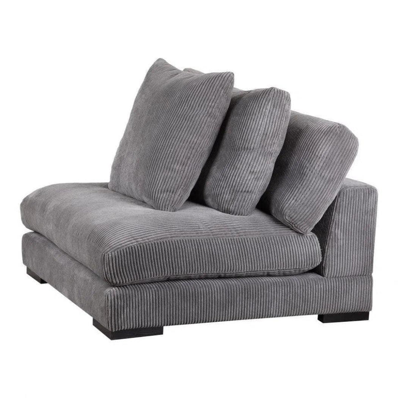 4 PC Grey Corduroy Reversible Modular Sofa - LOOMLAN - Moe's Home - Modular Sofas