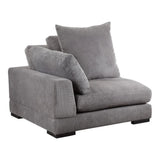 4 PC Grey Corduroy Reversible Modular Sofa - LOOMLAN - Moe's Home - Modular Sofas