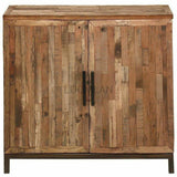 40" Farmhouse Reclaimed Wood Small Sideboard Buffet Sideboards LOOMLAN By LOOMLAN
