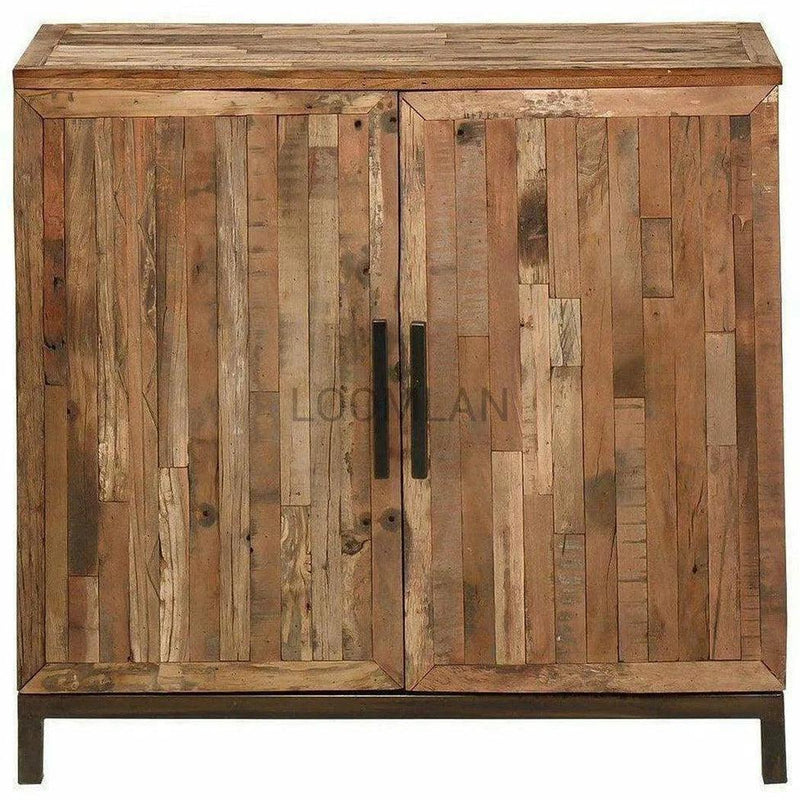 40" Farmhouse Reclaimed Wood Small Sideboard