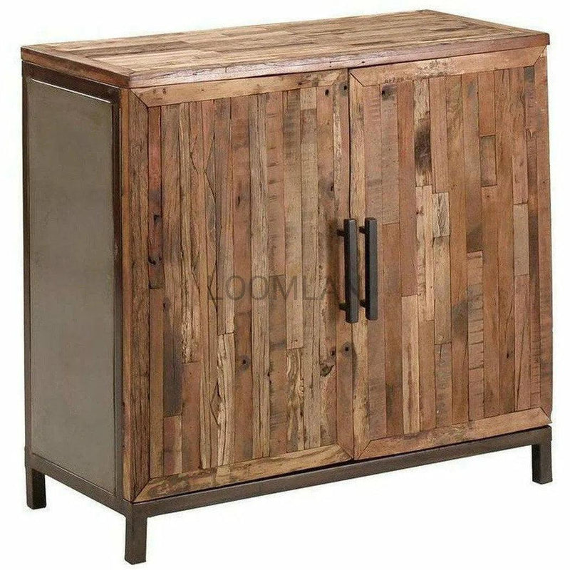 40" Farmhouse Reclaimed Wood Small Sideboard