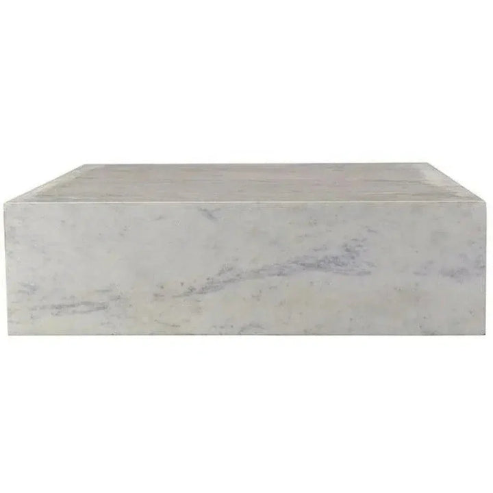 40 Inch Coffee Table White Contemporary - LOOMLAN - Moe's Home - Coffee Tables