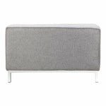 40 Inch Storage Ottoman Grey Modern