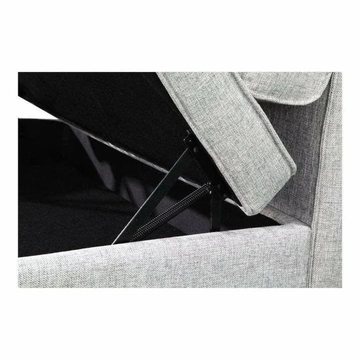 40 Inch Storage Ottoman Grey Modern - LOOMLAN - Moe's Home - Ottomans