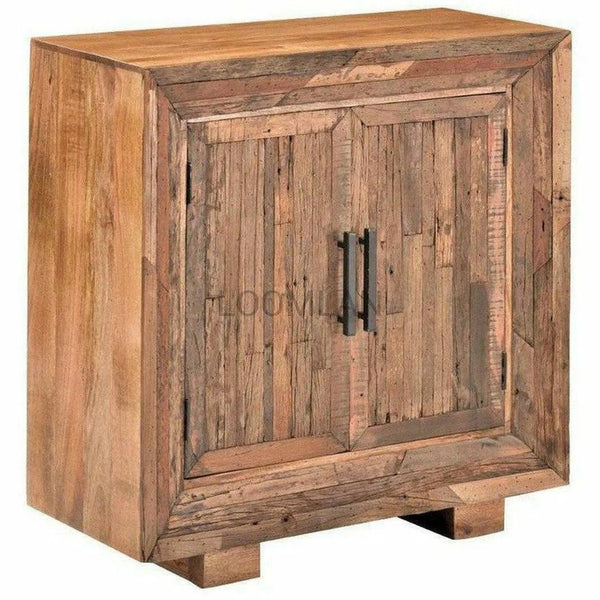 40" Rustic Farmhouse Reclaimed Wood Sideboard Accent Cabinet Sideboards LOOMLAN By LOOMLAN