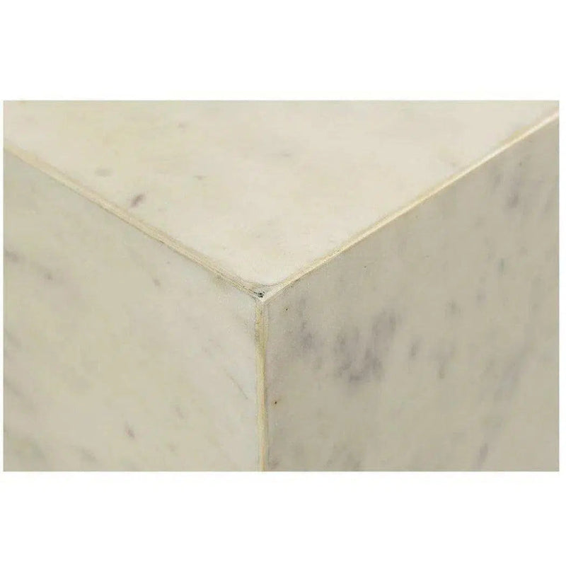 40 Inch Coffee Table White Contemporary - LOOMLAN - Moe's Home - Coffee Tables
