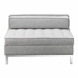 40 Inch Storage Ottoman Grey Modern - LOOMLAN - Moe's Home - Ottomans