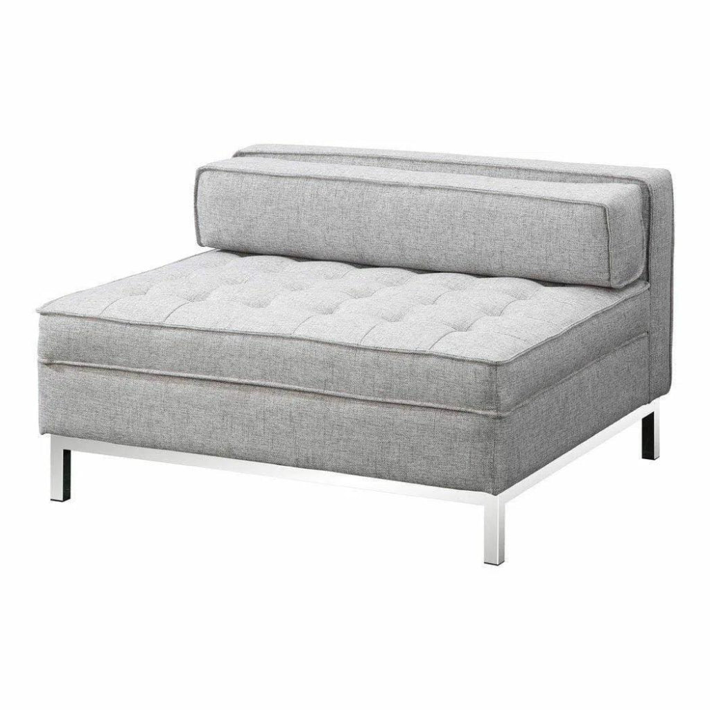 40 Inch Storage Ottoman Grey Modern - LOOMLAN - Moe's Home - Ottomans