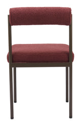Livorno Armless Red Dining Chair