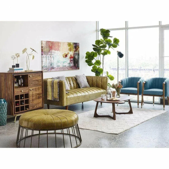 42 Inch Coffee Table Small Brown Mid - Century - LOOMLAN - Moe's Home - Coffee Tables