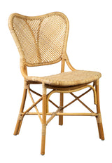 Volusia Stylish Rattan Framed Armless Dining Chair