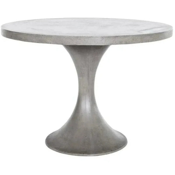 43 in Outdoor Dining Table Grey Contemporary-Outdoor Dining Tables-Moe's Home-LOOMLAN