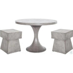 43 in Outdoor Dining Table Grey Contemporary - LOOMLAN - Moe's Home - Outdoor Dining Tables