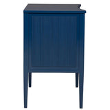 Blue Wooden 2 Drawers Constellation Chest