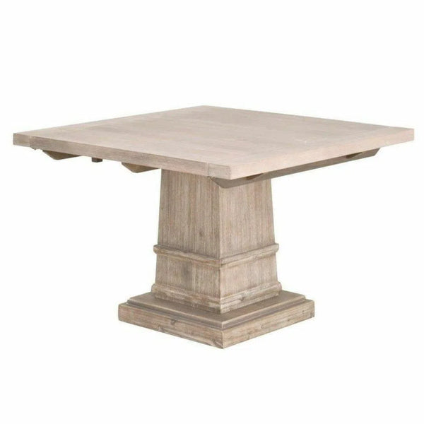 44-64" Solid Wood Square Extendable Dining Table Dining Tables LOOMLAN By Essentials For Living