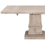 44 - 64" Solid Wood Square Extendable Dining Table - LOOMLAN - Essentials For Living - Dining Tables