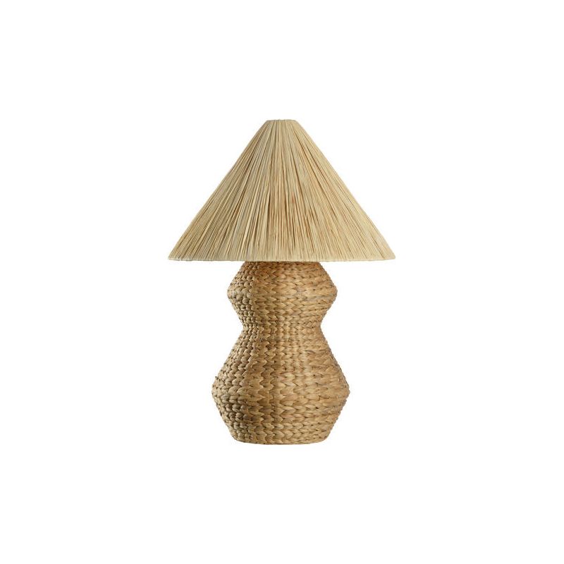 Gael Rattan Textural Shade Table Lamp