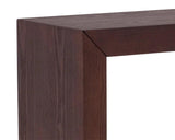 Arch Wooden Rectangular Console Table