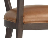 Brylea Leather Upholstered Dining Armchair