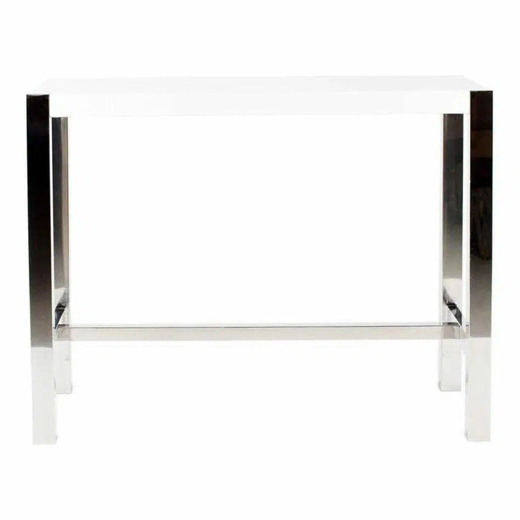 47 Inch Counter Table White Modern