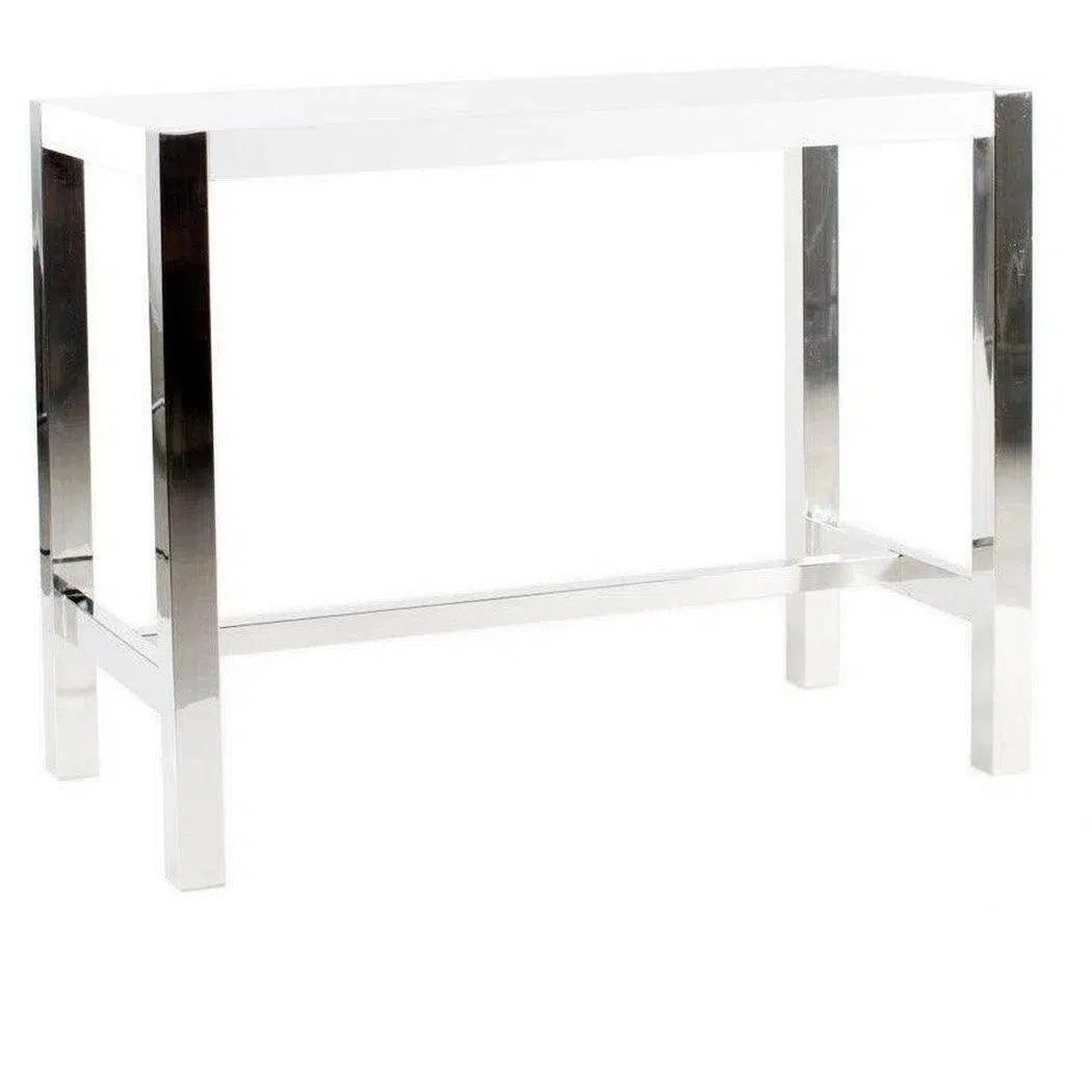 47 Inch Counter Table White Modern