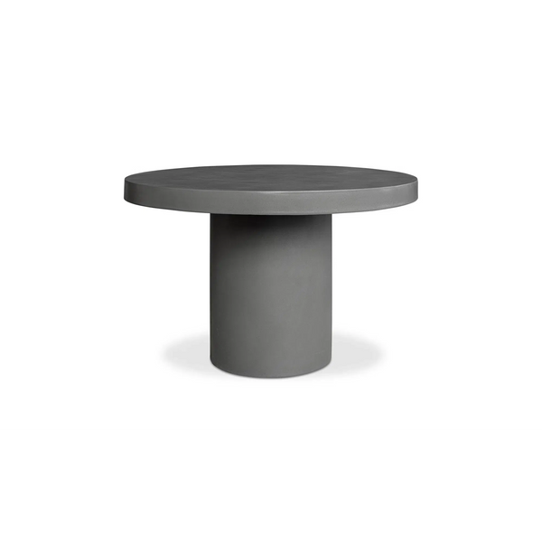 47 Inch Outdoor Dining Table Grey Contemporary-Outdoor Dining Tables-Moe's Home-LOOMLAN