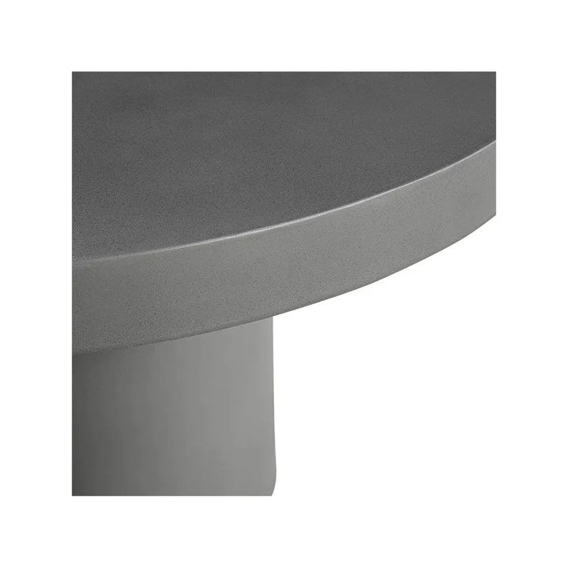 47 in Outdoor Dining Table Grey Contemporary