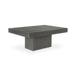 47 in Outdoor Coffee Table Grey Contemporary - LOOMLAN - Moe's Home - Outdoor Coffee Tables