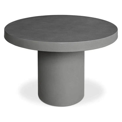 47 in Outdoor Dining Table Grey Contemporary - LOOMLAN - Moe's Home - Outdoor Dining Tables