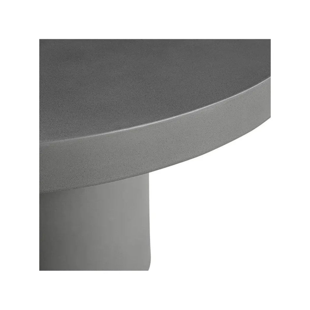 47 in Outdoor Dining Table Grey Contemporary - LOOMLAN - Moe's Home - Outdoor Dining Tables