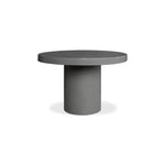 47 in Outdoor Dining Table Grey Contemporary - LOOMLAN - Moe's Home - Outdoor Dining Tables