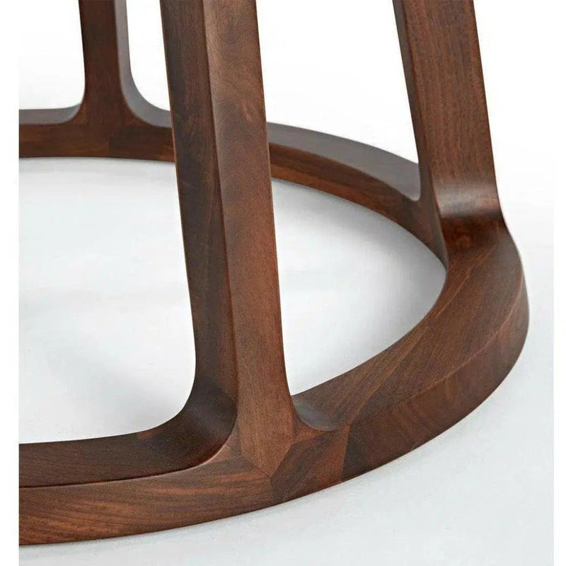 47 Inch Round Dining Table Brown Mid - Century - LOOMLAN - Moe's Home - Dining Tables