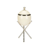 The Tripod Lacquered Eggshell Decorative Box