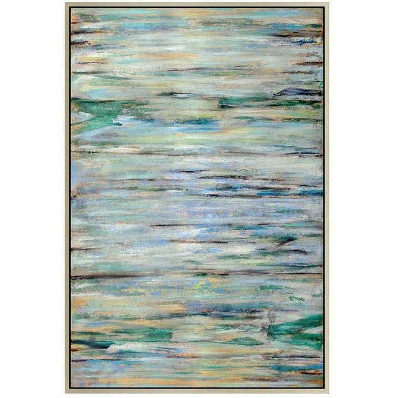 48 Inch Braid Wall Decor Frame Multicolor Contemporary Artwork LOOMLAN By Moe's Home