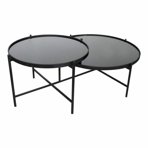48 Inch Coffee Table Black Contemporary Coffee Tables LOOMLAN By Moe's Home