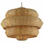 48" Khaki Natural Antibes Grande Chandelier