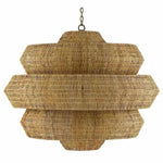 48" Khaki Natural Antibes Grande Chandelier