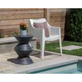 Union Concrete Outdoor Round End Table