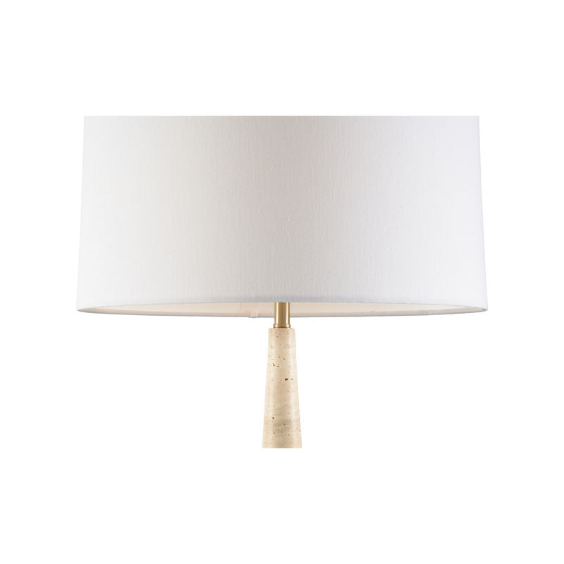 Harwich Natural Organic Travertine Table Lamp