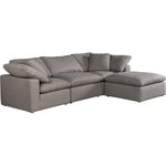 4PC Stain Resistant Grey Modular Lounge